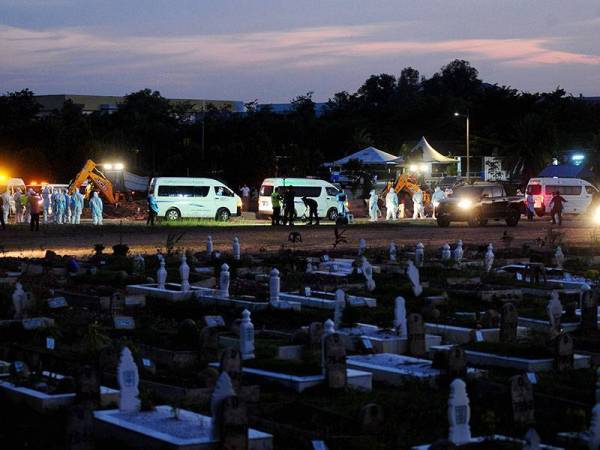 Jenazah pesakit Covid-19 tidak dituntut dikebumi di Seksyen 21 Shah Alam