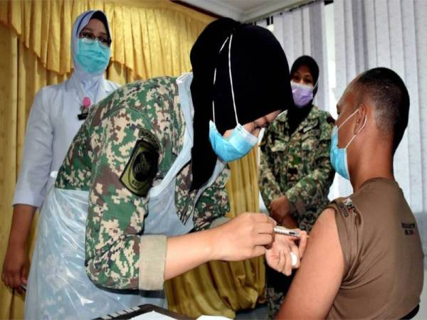 Hampir semua anggota ATM terima dua dos vaksin