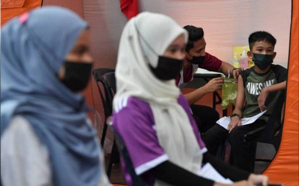 Vaksinasi remaja 12 hingga 15 tahun di Pulau Pinang bermula Selasa