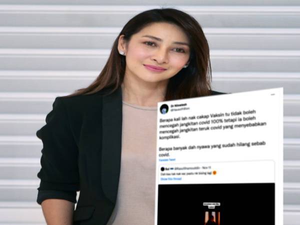 Doktor bidas pandangan Rita Rudaini persoal keberkesanan vaksin