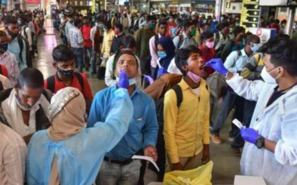 Covid-19: India catat 90,928 kes, 325 kematian dalam 24 jam