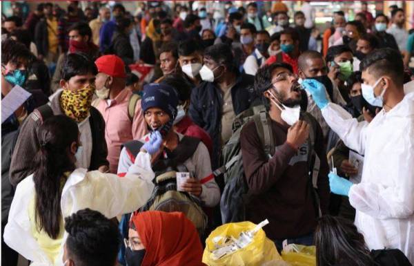 Kes harian Covid-19 di India kembali lepasi angka 10,000