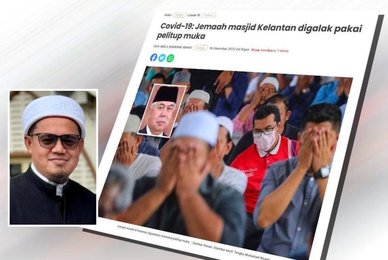 Pelitup muka: Masjid utama di Kelantan akur nasihat MAIK